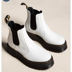 dr martens white platform chelsea boots